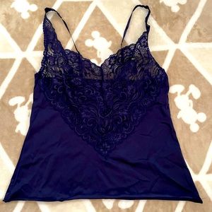 Lace trimmed camisole